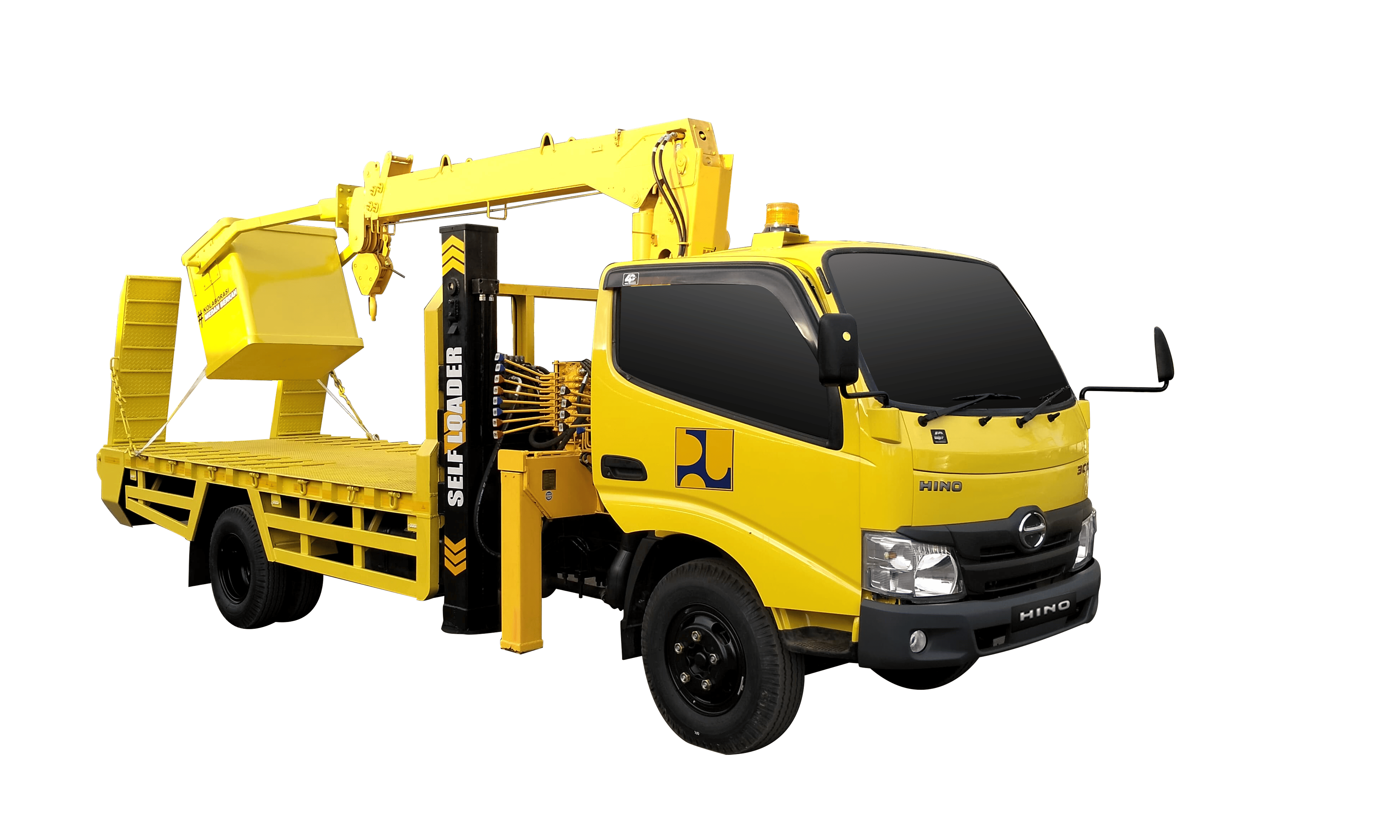 Hino 300 Series Crane Skylift