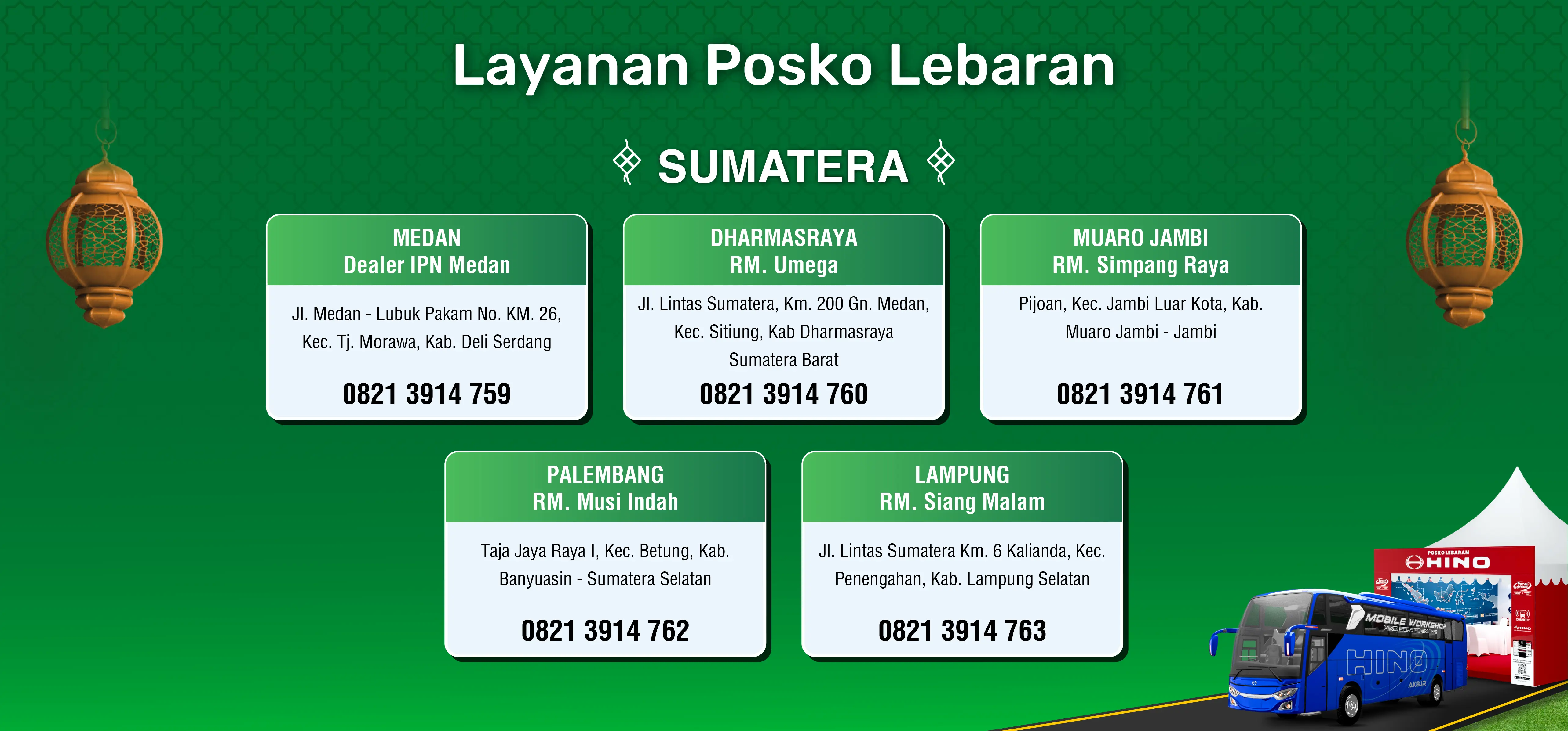 posko lebaran sumatera