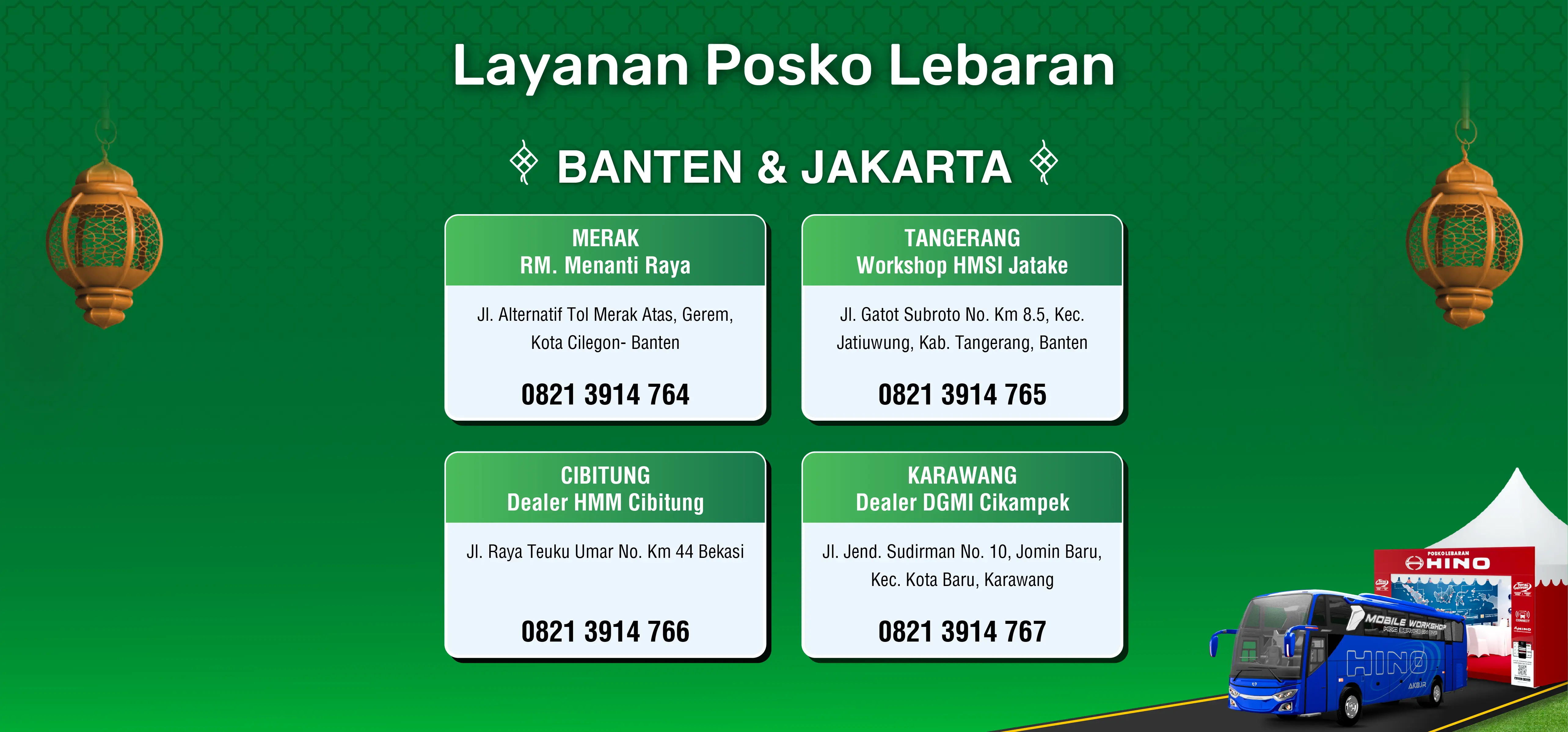 posko lebaran banten & jakarta